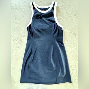 Beyond Yoga Spacedye Outlines Dress | Nocturnal Navy/Cloud White